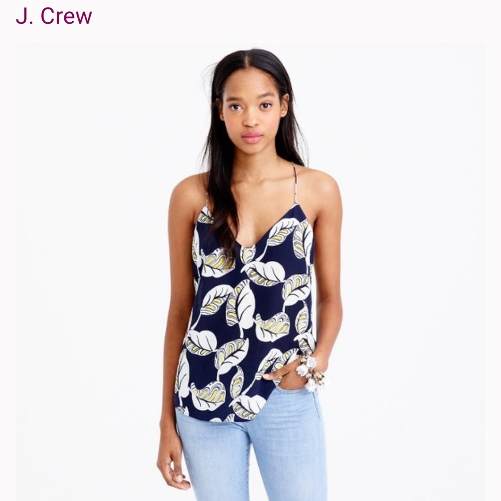 J.Crew Tropical Carrie Cami